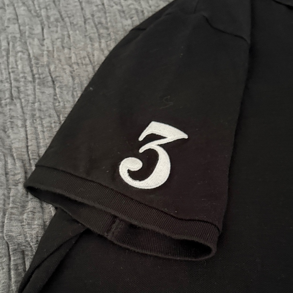 Ralph Lauren Black Custom Slim Fit Polo - Picture 4 of 5